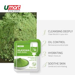 LAIKOU Matcha Mud Mask 1pcs