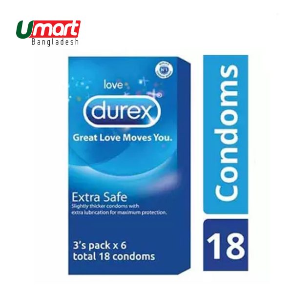 Durex Condom Thin Feel Great Love Moves You Condoms 6 Packet Total 18 Pcs