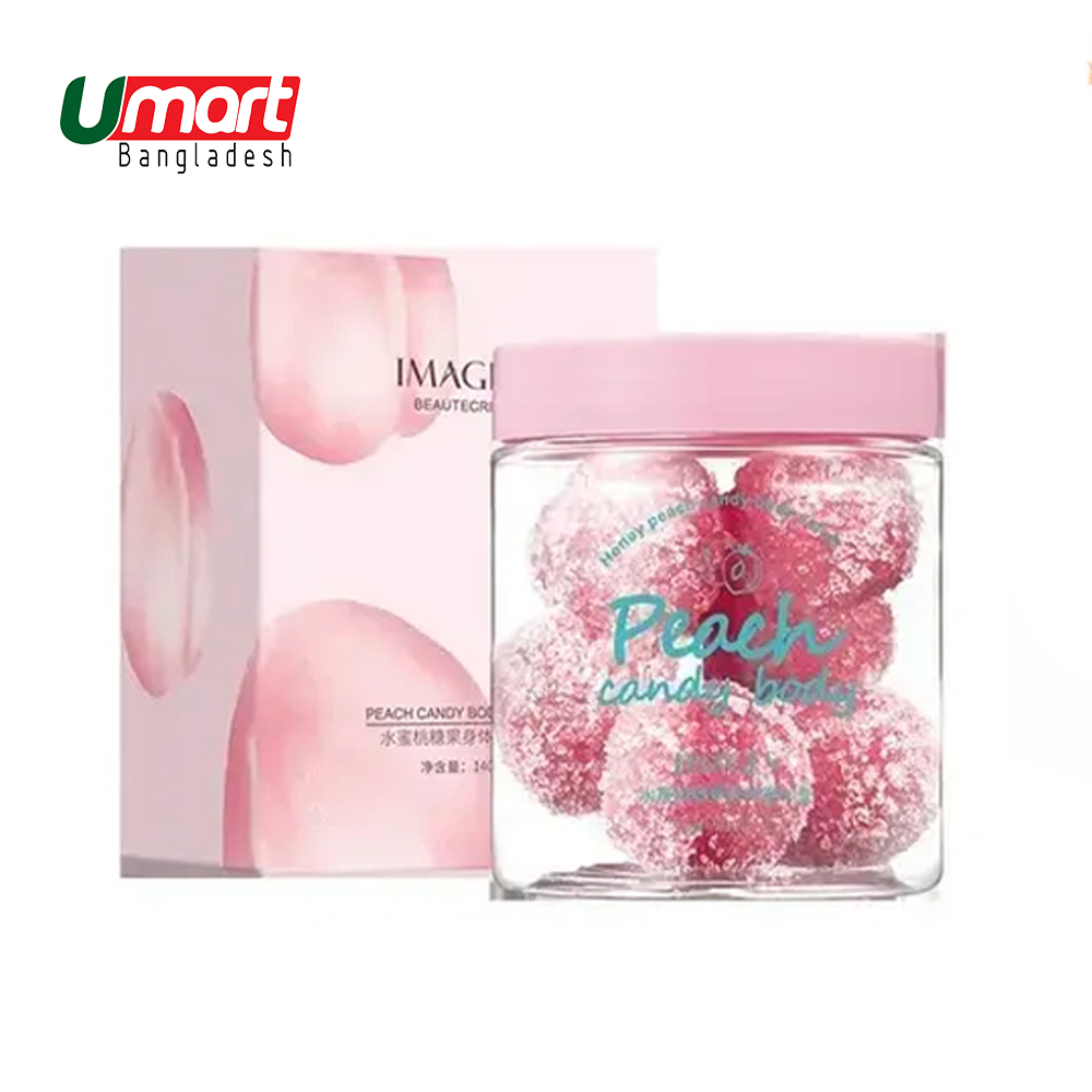 Hymey's Peach Sugar Ball Body Scrub 140g