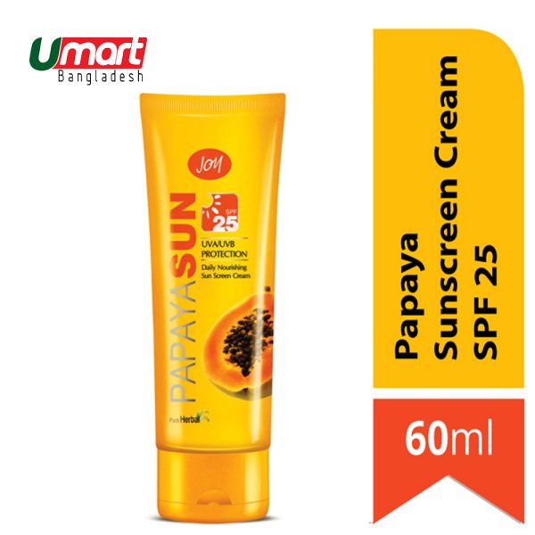 Joy Papaya SPF 25 Sunscreen Cream 60 ml