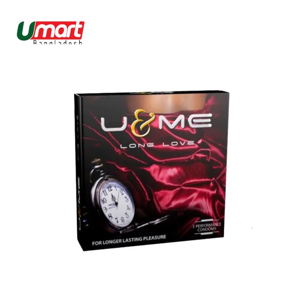 U & ME Long Love Condoms 1 Packet Total 3 Pcs