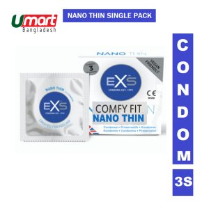 EXS - Nano Thin Condom - Single Pack - 3pcs