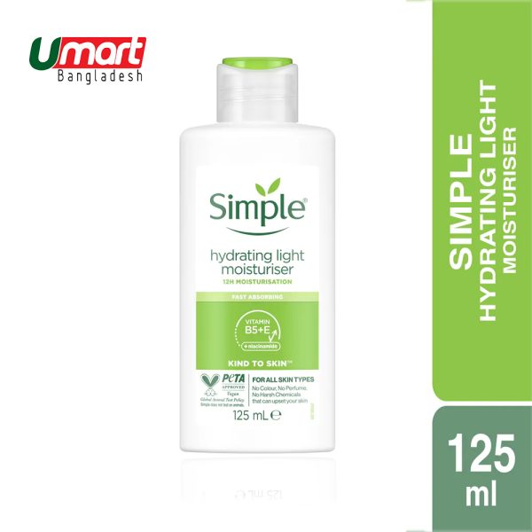 Simple Kind to Skin Hydrating Light Moisturiser 125ml