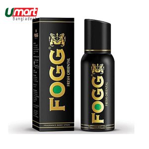 FOGG Black Men Fragrance Body Spray Fresh Oriental Perfumed 120ml