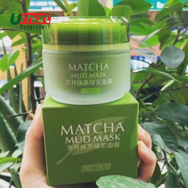 LAIKOU Matcha Mud Mask Face Mask 85g