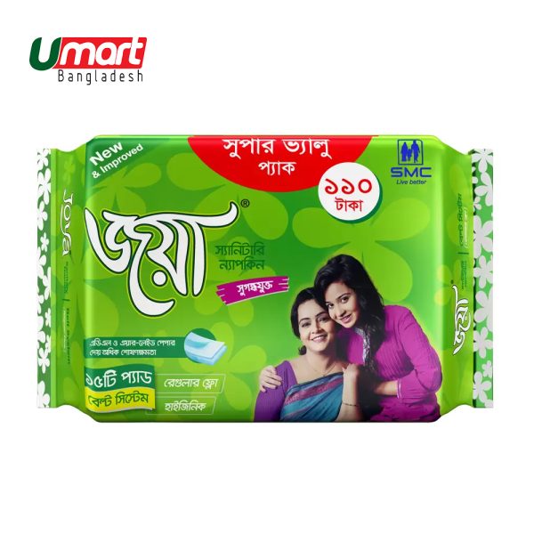 SMC Joya Sanitary Napkin (Belt) 8 Pads Pack