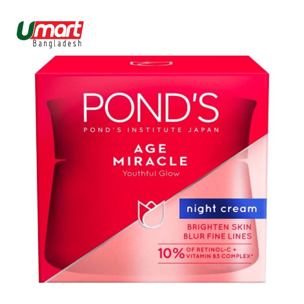 Ponds Age Miracle Wrinkle Corrector SPF Night Cream 50g