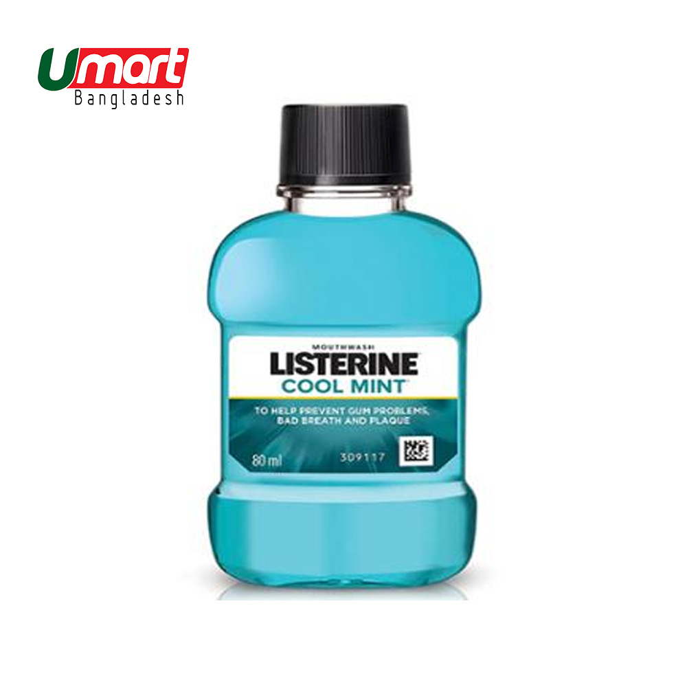 Listerine Cool Mint Mouthwash 80ml