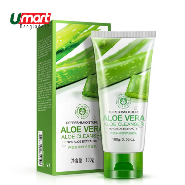 BIOAQUA Aloe Vera Facial Foam Cleanser 100ml