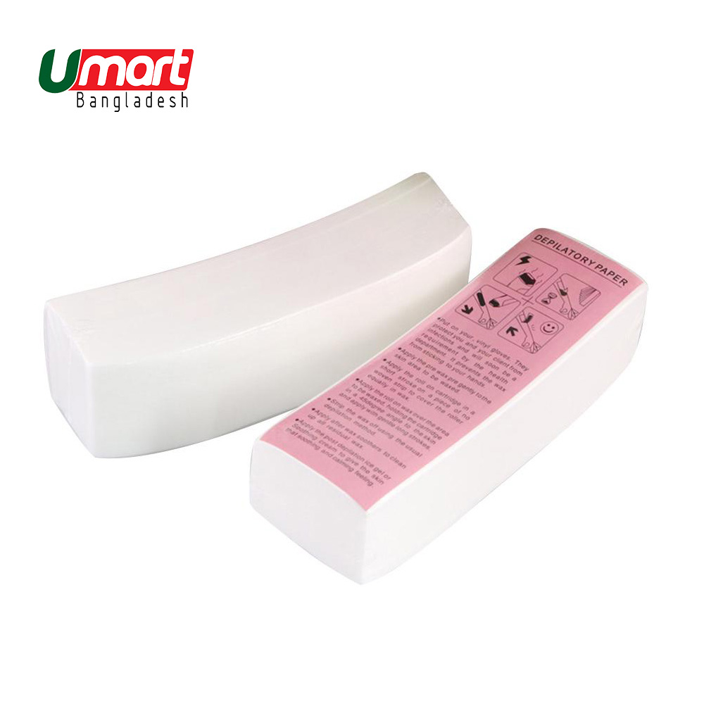 Hair Removal Wax 100pcs Depilatory Wax Paper Rolls Removal Nonwoven Body Cloth Hair Remove Epilator
