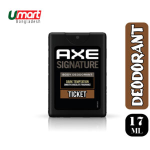 Axe Signature Dark Temptation Body Deodorant Ticket Pocket Perfume 17ml