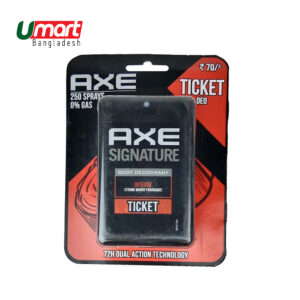 Axe Signature Intense Body Deodorant Ticket Pocket Perfume 17ml