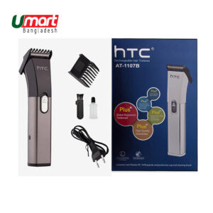 HTC AT 1107B Rechargeable Hair Trimmer White