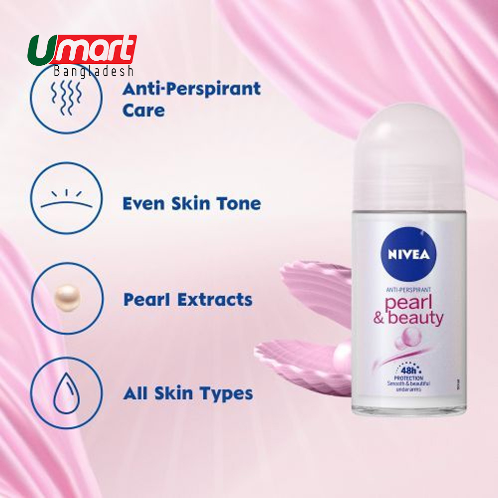 NIVEA Female Roll On Pearl & Beauty 50ml