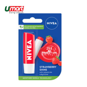 Nivea Strawberry Shine Lip Care 24h Melt In