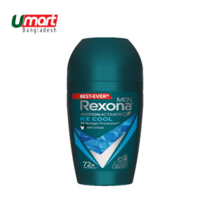 Rexona Men Roll On Motion Activated Ice Cool 72hr Anti Stain 50ml