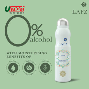 Lafz Faith Female Body Spray No Alcohol 160ml