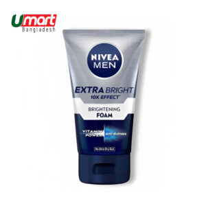 NIVEA MEN Extra Bright 10X Effect Brightening Foam Vitamin Power Anti Dullness 100g